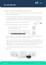 Preview for 4 page of miicare miicube Quick Setup Manual