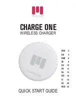 Preview for 1 page of Miiego CHARGE ONE Quick Start Manual