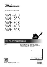 Preview for 2 page of Mikasa Mikasa MVH308GH Operating Instructions Manual