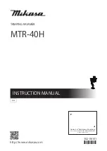 Preview for 1 page of Mikasa MTR-40H Instruction Manual