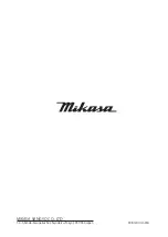 Preview for 20 page of Mikasa MTX-85DY Instruction Manual