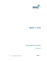 Предварительный просмотр 1 страницы MIKE 21 BW User Manual