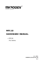 Preview for 1 page of MIKRODEV MP110 Series Hardware Manual