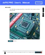 Предварительный просмотр 8 страницы mikroElektronika dsPICPRO User Manual