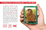 Предварительный просмотр 4 страницы mikroElektronika mikromedia PIC18FJ Manual