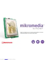 Preview for 1 page of mikroElektronika Mikromedia Manual