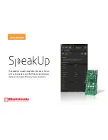 mikroElektronika SpeakUp User Manual preview