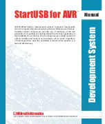 Предварительный просмотр 1 страницы mikroElektronika StartUSB for AVR Manual