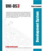 Предварительный просмотр 1 страницы mikroElektronika UNI-DS3 User Manual