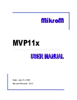 Mikrom MVP111 User Manual preview