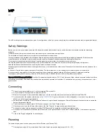 MikroTik BouterBoard hAP Manual preview