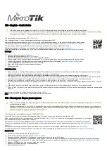 MikroTik CRS112-8P-4S-IN Quick Manual preview