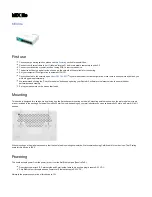 MikroTik hEX lite Quick Start Manual preview