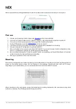 Preview for 1 page of MikroTik hEX Quick Start Manual