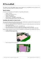 Предварительный просмотр 1 страницы MikroTik R11e-LoRa9 Quick Manual