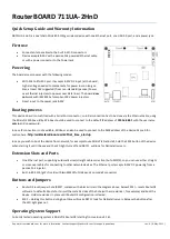 MikroTik RouterBOARD 711UA-2HnD Quick Setup Manual And Warranty Information preview