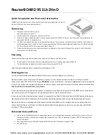 Предварительный просмотр 1 страницы MikroTik RouterBoard 951 Ui-2HnD Quick Setup Manual