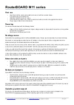 Preview for 1 page of MikroTik RouterBOARD M11 Series Quick Start Manual