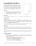 Preview for 1 page of MikroTik RouterBOARD SEXTANT G Quick Setup Manual And Warranty Information