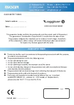 Preview for 16 page of Mikster Loggicar-E Operating Manual