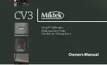 Preview for 1 page of Miktek cv3 Owner'S Manual