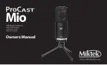 Miktek ProCast Mio Owner'S Manual preview