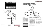 Preview for 1 page of MILACRON CIMCOOL MIX MASTER PROPORTIONER II Quick Start Manual