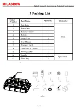 Preview for 7 page of Milagrow MPR1B 40 User Manual