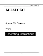 Preview for 2 page of MILALOKO Sports DV Camera Operating Instructions Manual