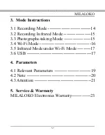 Preview for 4 page of MILALOKO Sports DV Camera Operating Instructions Manual