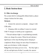 Preview for 8 page of MILALOKO Sports DV Camera Operating Instructions Manual