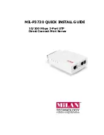 MiLAN MIL-P3720 Quick Install Manual предпросмотр