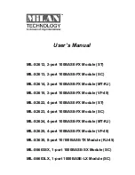 Preview for 1 page of MiLAN MIL-S2612 User Manual