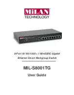 MiLAN MIL-S8001TG User Manual preview