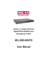 MiLAN MIL-SM24004TG User Manual preview