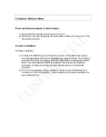 Предварительный просмотр 2 страницы MiLAN MIL-SME801P Release Note