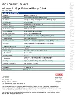 Предварительный просмотр 2 страницы MiLAN SHAIR ACCESS MIL-W1897L Datasheet