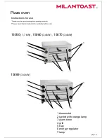 Предварительный просмотр 1 страницы Milantoast 15050 Instructions For Use