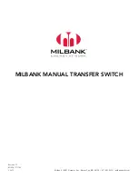 Предварительный просмотр 24 страницы MILBANK MMTS301 Owners & Installation Manual