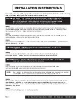 Preview for 6 page of Mile Marker 76-50200 Installation & Operator'S Manual