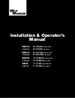 Mile Marker 76-50246BW Installation & Operator'S Manual preview