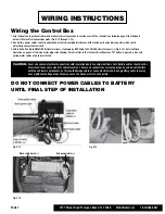 Preview for 8 page of Mile Marker 76-50246BW Installation & Operator'S Manual