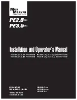 Mile Marker 77-50105BW Installation And Operator'S Manual preview