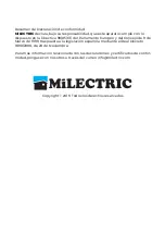 Preview for 65 page of MiLECTRIC ECM-3F Instruction Manual