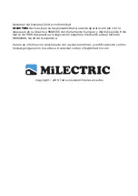 Preview for 58 page of MiLECTRIC LPL-306 Instruction Manual