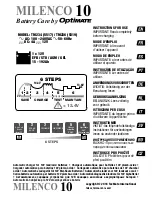 Предварительный просмотр 1 страницы Milenco 10 Optimate Instructions For Use Manual