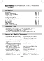 Preview for 2 page of Milenco MYCOOLMAN CEP 47 Operation Manual