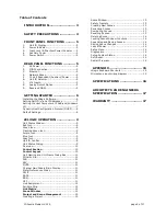 Предварительный просмотр 2 страницы Milennia HV-316 Owner'S Manual