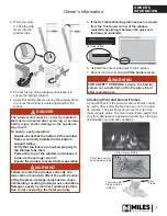 Preview for 7 page of Miles Industries 785JLN (NG) Installation And Owner'S Manual