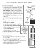 Preview for 25 page of Miles Industries HORIZON 535XAN Installation & Operating Instructions Manual